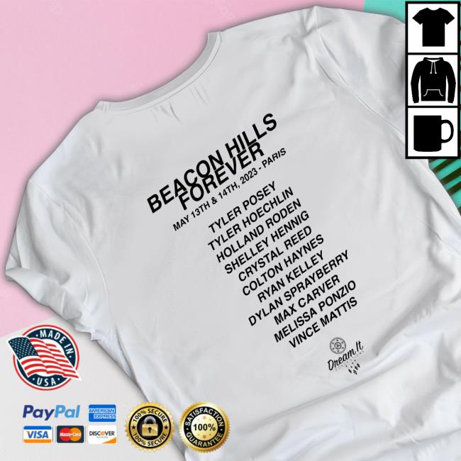 Official Dreamit Merch Beacon Hills Forever Shirt - Storeetee